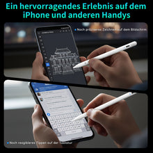 Lade das Bild in den Galerie-Viewer, MEKO Stift für Tablet und für Apple iPad, Touchscreen Stift für Alle Tablets und Handys wie Android-Touchscreen-Geräte/IOS/Samsung/Xiaomi, Tablet Stift mit Schnellladeleistung