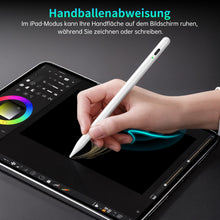 Lade das Bild in den Galerie-Viewer, MEKO Dual-System-Stift für Tablet und für Apple iPad, Tablet Stift für Alle Tablets und Handys wie Android-Touchscreen-Geräte/iPhone/iPad Pro Mini Air, iPad Stift mit Schnellladeleistung, Weiß