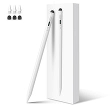 Lade das Bild in den Galerie-Viewer, Schnellladegerät Modell II Anti-Falsch-Touch-Aktivstift weiß (Silikonkopf 3 + Stiftspitze 3 + Staubstecker 1)