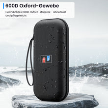 Lade das Bild in den Galerie-Viewer, MEKO Tasche für Nintendo Switch 2 (2025) Robuste 600D-Polyester-Switch-Schutzhülle mit 10 Spielkarten-Fächern, stoßfestem Eva-Innenfutter & Vollschutz-Design (Schwarz)