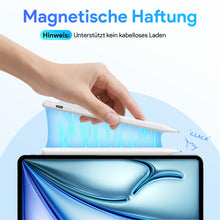 Lade das Bild in den Galerie-Viewer, MEKO Stift für Apple iPad 2018–2026, Pen mit leiser Soft-Spitze, 0,1 mm Präzision & leisem Bleistift-Gefühl, 18 Min. Schnellladung, 15 Std. Schreiben, Pencil für iPad Air/Pro mit Palm Rejection