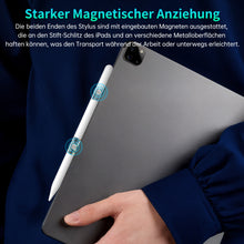 Lade das Bild in den Galerie-Viewer, MEKO Dual-System-Stift für Tablet und für Apple iPad, Tablet Stift für Alle Tablets und Handys wie Android-Touchscreen-Geräte/iPhone/iPad Pro Mini Air, iPad Stift mit Schnellladeleistung, Weiß
