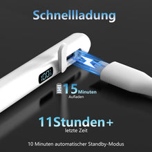 Lade das Bild in den Galerie-Viewer, Der MEKO Pencil ist mit dem Apple iPad kompatibel, verfügt über eine 13-minütige Schnellladefunktion, ein magnetisches Design und eine digitale LED-Ladeanzeige. Er ist kompatibel mit Apple iPad 11/10/9/8/7, Air 3/4/5, Mini 5/6 und Pro 11/12,9
