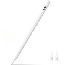 Lade das Bild in den Galerie-Viewer, MEKO Stift für Apple iPad 2018–2026, Pen mit leiser Soft-Spitze, 0,1 mm Präzision &amp; leisem Bleistift-Gefühl, 18 Min. Schnellladung, 15 Std. Schreiben, Pencil für iPad Air/Pro mit Palm Rejection
