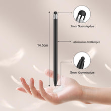 Lade das Bild in den Galerie-Viewer, 2 in 1 Gummi-Stylus Touch Pen Universal (2 Stücke)
