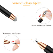 Lade das Bild in den Galerie-Viewer, 2 in 1 Eingabestift Disc Touch Stift Universal

