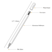 Lade das Bild in den Galerie-Viewer, 2 in 1 Stylus Pen universal Touchstift 100% kompatibel (2 Stücke)
