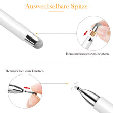 Lade das Bild in den Galerie-Viewer, 2 in 1 Stylus Pen universal Touchstift 100% kompatibel (2 Stücke)
